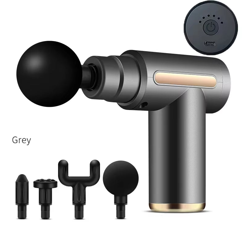Pulserelief Pro™ – Portable LED Percussion Massage Gun for Deep Tissue Recovery